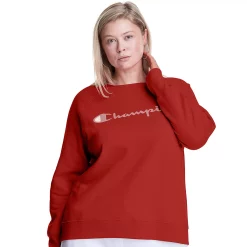 Plus Size Champion® Powerblend Graphic Fleece Sweatshirt -Hot Sale Adult Shop 5720804 Warm Cinnamon Brown
