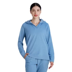 Women's Gaiam Asana Fleece Hoodie -Hot Sale Adult Shop 5723674 Blue Shadow