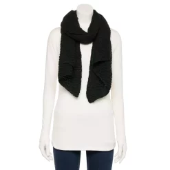 Women's Sonoma Goods For Life® Rib Stitch Solid Boucle Scarf