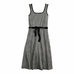 Women's DRAPER JAMES RSVP™ Sleeveless Knot-Waist Midi Dress -Hot Sale Adult Shop 5755705 ALT5