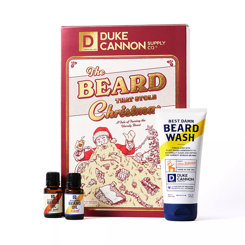 Duke Cannon Supply Co. The Beard that Stole Christmas Beard Gift Set 2 Duke Cannon Supply Co. The Beard that Stole Christmas Beard Gift Set - Image 2
