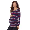 Maternity Cuddl Duds® Softwear with Stretch Ballet Neck Top
