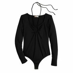 Women's INTEMPO Long Sleeve Halter Bodysuit -Hot Sale Adult Shop 5768495 ALT5