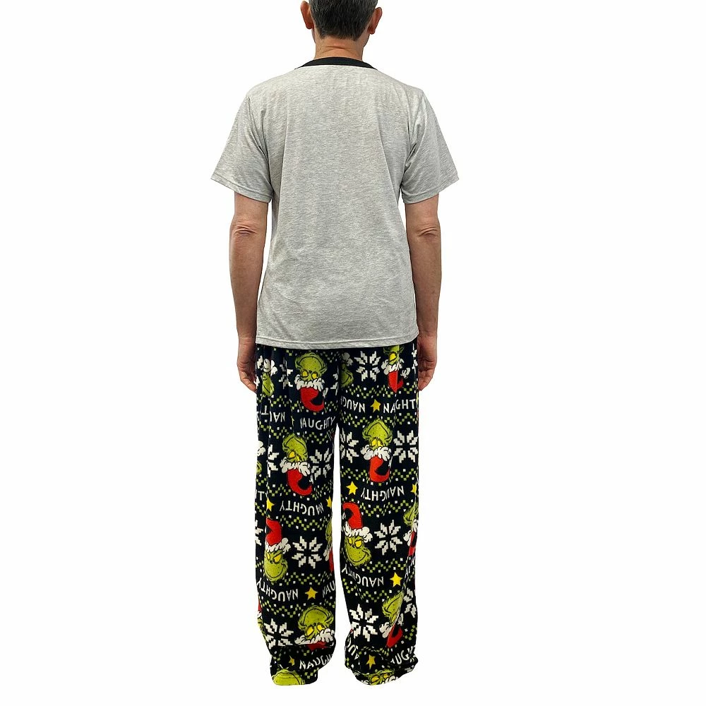 Men's The Grinch Stink Stank Stunk Pajama & Socks Set 2 Men's The Grinch Stink Stank Stunk Pajama & Socks Set - Image 2