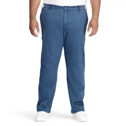 Men's Big & Tall IZOD Saltwater Cargo Pants -Hot Sale Adult Shop 5831143 Faded Cadet