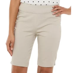 Women's Croft & Barrow® Effortless Stretch Bermuda Shorts -Hot Sale Adult Shop 5863728 ALT11