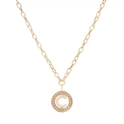 DRAPER JAMES RSVP™ Gold Tone Simulated Pearl Initial Necklace -Hot Sale Adult Shop 5891056 Gold Tone C