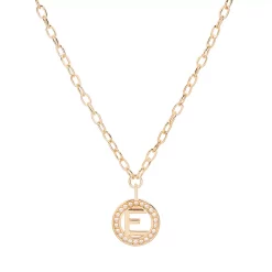 DRAPER JAMES RSVP™ Gold Tone Simulated Pearl Initial Necklace -Hot Sale Adult Shop 5891056 Gold Tone E