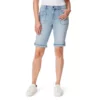 Petite Gloria Vanderbilt Utility Bermuda Jean Shorts