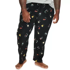 Big & Tall Sonoma Goods For Life® Microfleece Sleep Pants -Hot Sale Adult Shop 5957859 Beer Cans