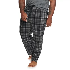 Big & Tall Sonoma Goods For Life® Microfleece Sleep Pants -Hot Sale Adult Shop 5957859 Black Plaid