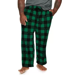 Big & Tall Sonoma Goods For Life® Microfleece Sleep Pants -Hot Sale Adult Shop 5957859 Green Buffalo Antlers
