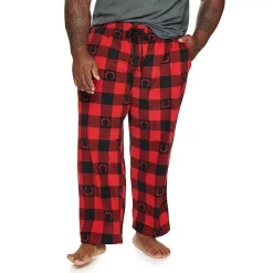 Big & Tall Sonoma Goods For Life® Microfleece Sleep Pants -Hot Sale Adult Shop 5957859 Red Buffalo Antlers
