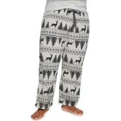 Big & Tall Sonoma Goods For Life® Microfleece Sleep Pants -Hot Sale Adult Shop 5957859 Sweater Deer Gray