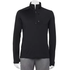 Men's Tek Gear® Mixed Media Pullover -Hot Sale Adult Shop 6119976 Mineral Black