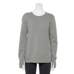 Women's Tek Gear® Ultrasoft Fleece Sweatshirt -Hot Sale Adult Shop 6119993 Charcoal