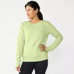 Women's Tek Gear® Ultrasoft Fleece Sweatshirt -Hot Sale Adult Shop 6119993 Green Romantica