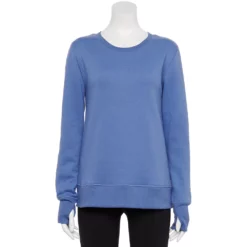 Women's Tek Gear® Ultrasoft Fleece Sweatshirt -Hot Sale Adult Shop 6119993 Kingsley Blue