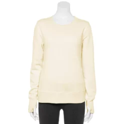 Women's Tek Gear® Ultrasoft Fleece Sweatshirt -Hot Sale Adult Shop 6119993 Lemon Frost
