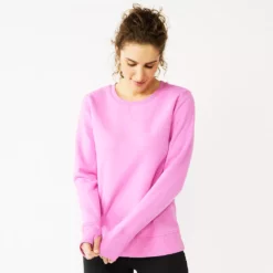 Women's Tek Gear® Ultrasoft Fleece Sweatshirt -Hot Sale Adult Shop 6119993 Pink Trillion