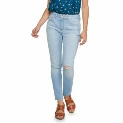 Women's Sonoma Goods For Life® Curvy High-Waisted Skinny Jeans -Hot Sale Adult Shop 6120421 Meadowlark