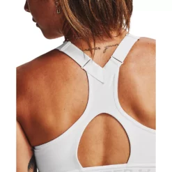 Women's Under Armour High Zip Crossback Sports Bra -Hot Sale Adult Shop 6120789 ALT4
