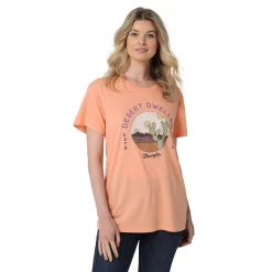 Women's Wrangler Boyfriend Graphic Tee -Hot Sale Adult Shop 6142130 Papaya Desert Dweller