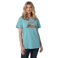 Women's Wrangler Boyfriend Graphic Tee -Hot Sale Adult Shop 6142130 Porcelin Aztec Bird