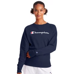 Women's Champion® Powerblend Fleece Boyfriend Sweatshirt