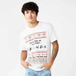 Men's Holiday Character Tees -Hot Sale Adult Shop 6142724 White