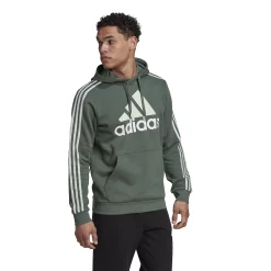 Big & Tall adidas Essential 3-Stripes Badge of Sport Hoodie -Hot Sale Adult Shop 6171344 ALT2