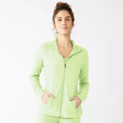 Women's Tek Gear® Essential Hooded Jacket -Hot Sale Adult Shop 6171604 Brisk Mint
