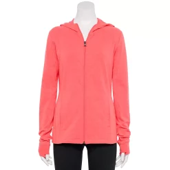 Women's Tek Gear® Essential Hooded Jacket -Hot Sale Adult Shop 6171604 Melon Energy