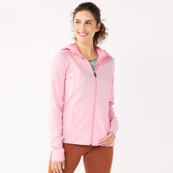 Women's Tek Gear® Essential Hooded Jacket -Hot Sale Adult Shop 6171604 Strawberry Malt