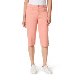 Women's Gloria Vanderbilt Kaia Denim Skimmer Shorts -Hot Sale Adult Shop 6171752 Peach Punch