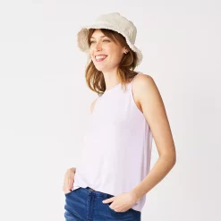Nine West Essential Easy High-Neck Tank -Hot Sale Adult Shop 6171805 Enlighten Purple
