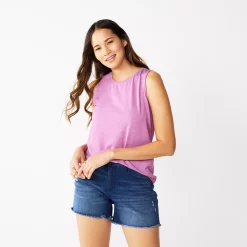 Nine West Essential Easy High-Neck Tank -Hot Sale Adult Shop 6171805 Lavender Mauve