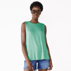 Nine West Essential Easy High-Neck Tank -Hot Sale Adult Shop 6171805 Reef Green