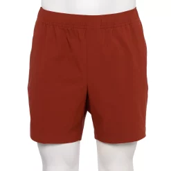 Men's Apt. 9® Premier Flex E-Waist 7-inch Shorts -Hot Sale Adult Shop 6196816 Maple Chili