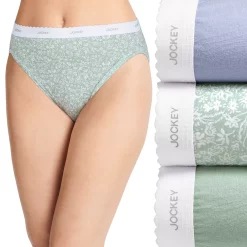 Women's Jockey® Classics 3-pk. French Hi-Cut Panty Set 9481 -Hot Sale Adult Shop 830800 Emily Floral
