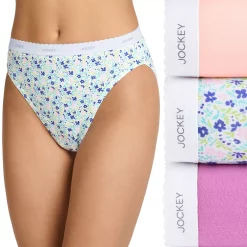 Women's Jockey® Classics 3-pk. French Hi-Cut Panty Set 9481 -Hot Sale Adult Shop 830800 Lavender Scent Asst