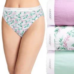 Women's Jockey® Classics 3-pk. French Hi-Cut Panty Set 9481 -Hot Sale Adult Shop 830800 Light Raspberry